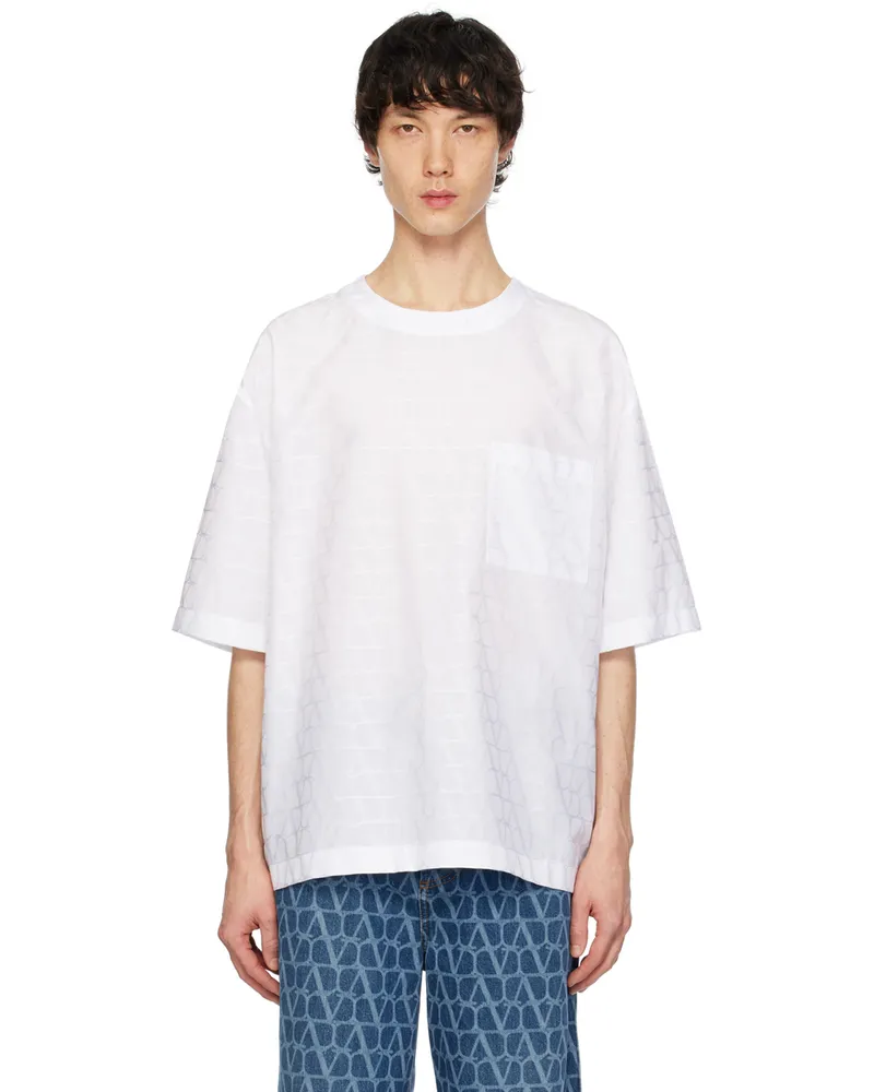 Valentino Garavani White Iconographe T-Shirt St.