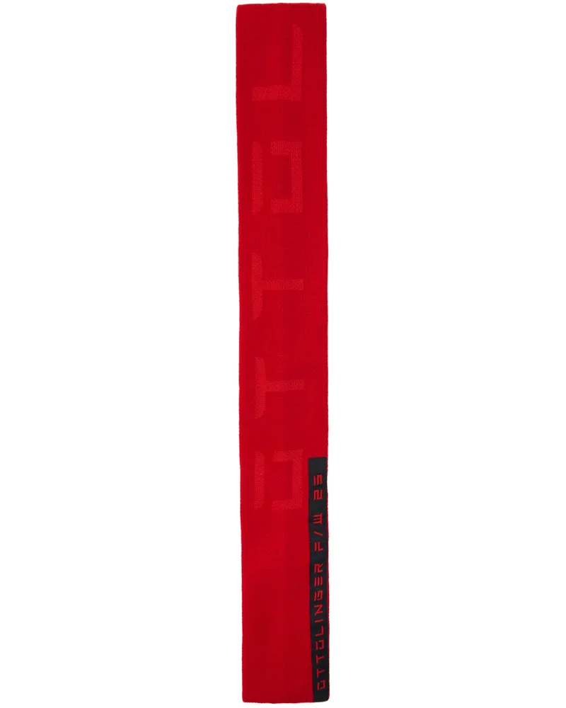 OTTOLINGER Red & Pink Jacquard Scarf Red