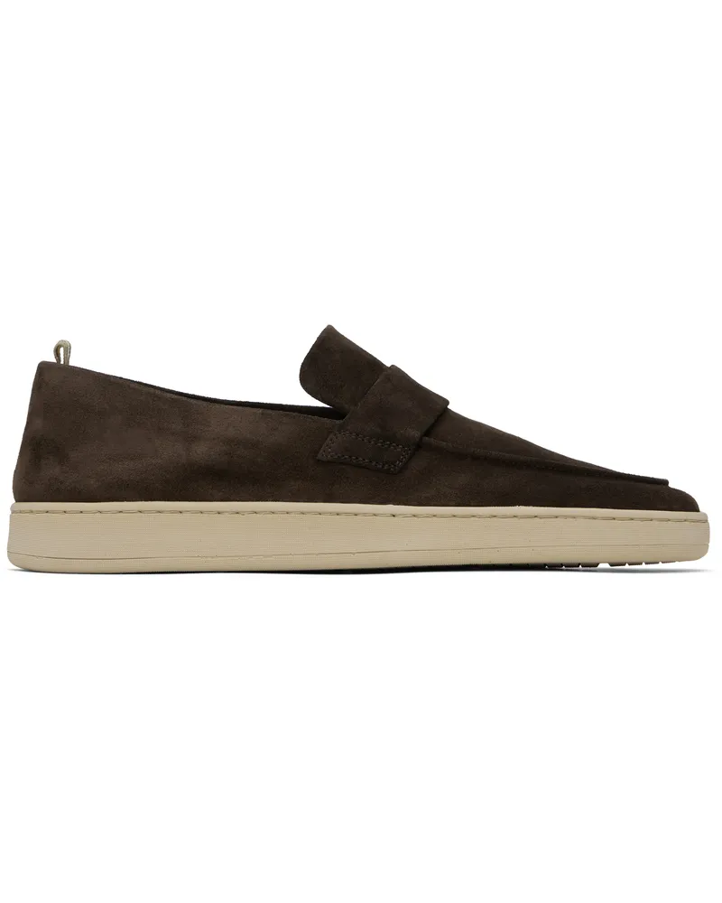 Officine Creative Italia Brown Herbie 001 Loafers Testa