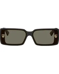 Cartier Black 'Panthère de ' Sunglasses Black-black-grey