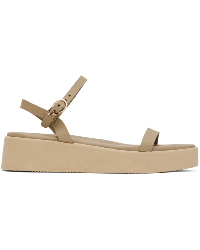Ancient Greek Sandals Taupe Irida Sandals Taupe
