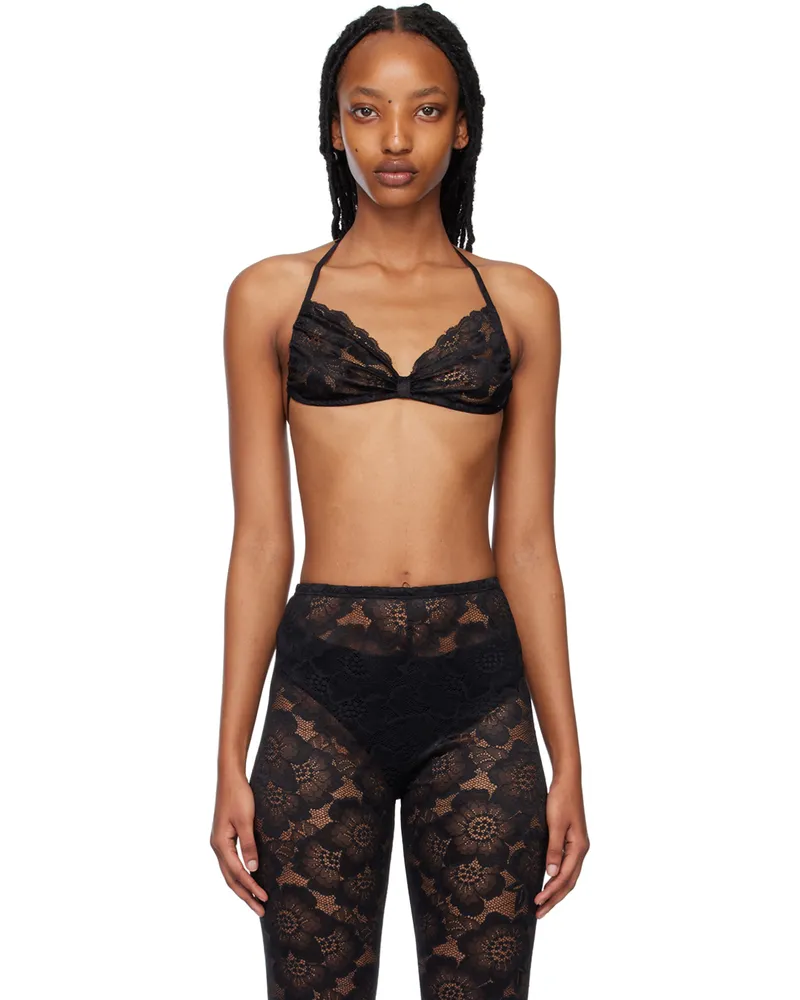 Beaufille Black Valadon Bra Black
