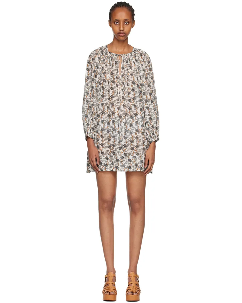 Étoile Isabel Marant White Ilanka Minidress 67ki