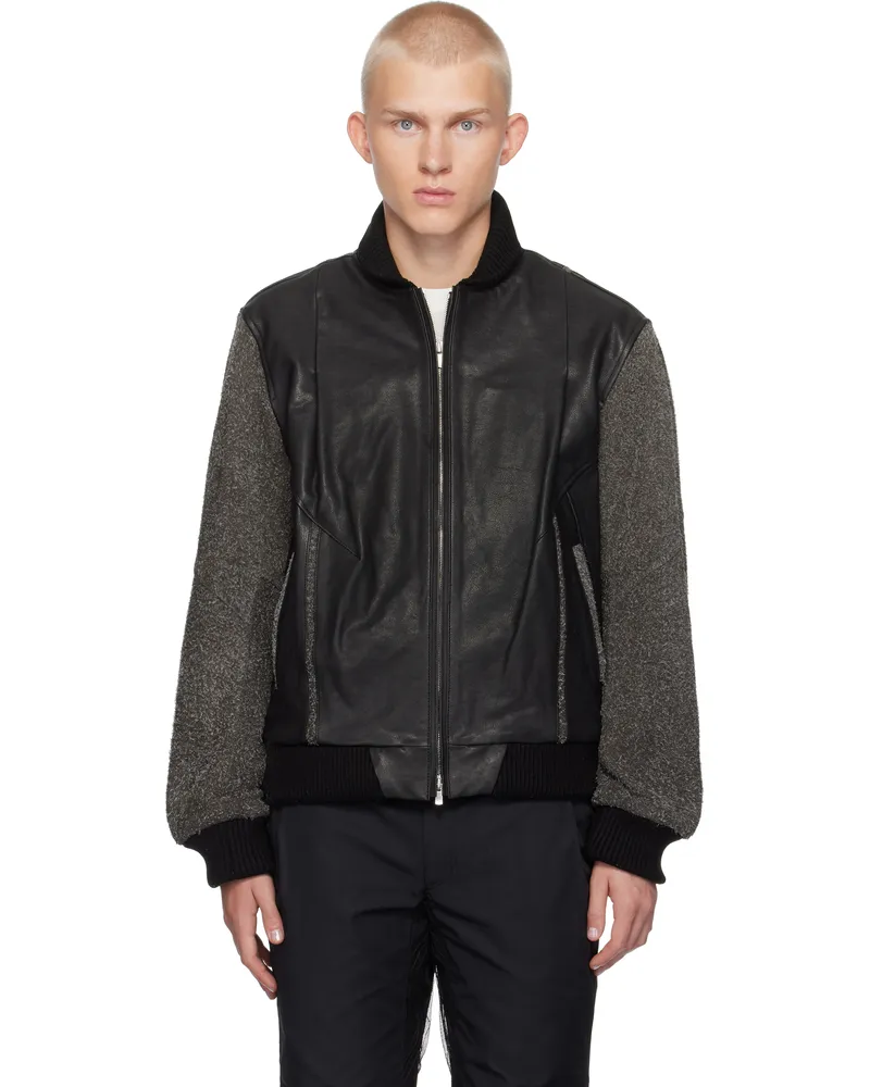 XLIM Black EP.6 01 Leather Jacket Black