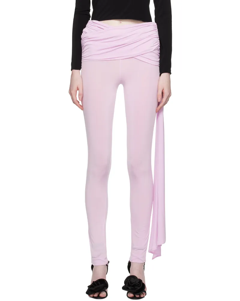 Magda Butrym Pink Layered Leggings Pink