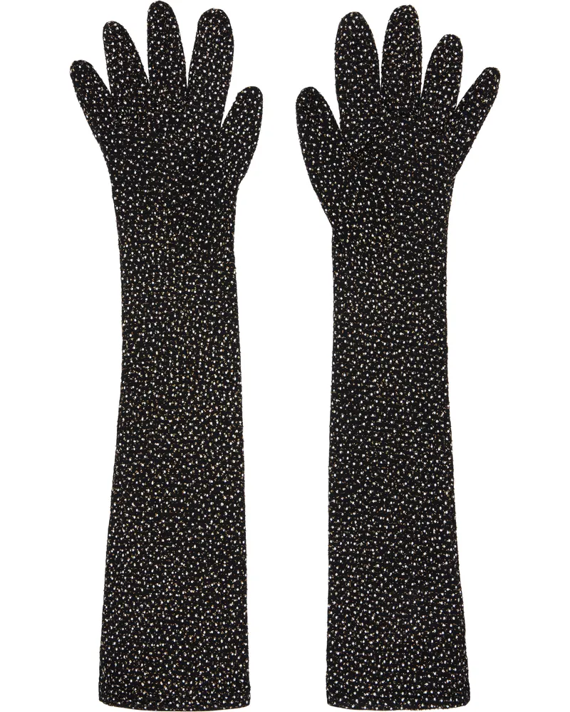 Beaufille Black Elbow Gloves Black