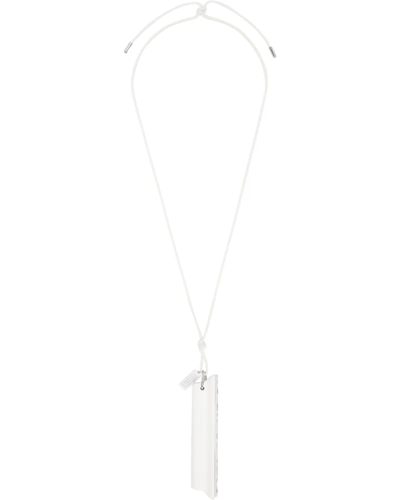 Maison Margiela White 'Invitation' Necklace 971