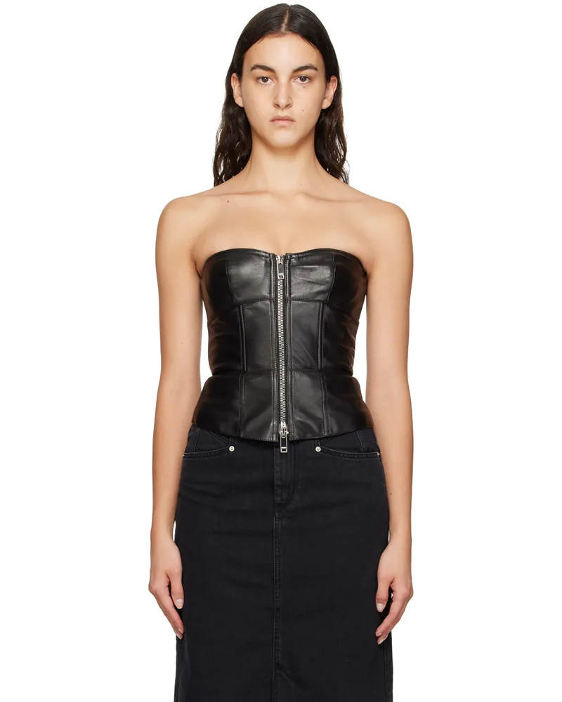 Isabel Marant Black Etna Tube Top 01bk