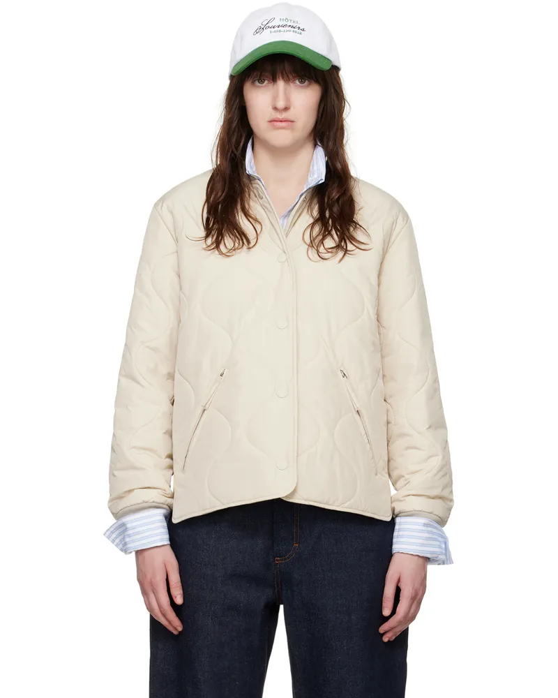 A.P.C. Off-White Camilla Bomber Jacket Aag