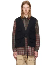 Engineered Garments Brown Over Vest - bei MyBestBrands shoppen