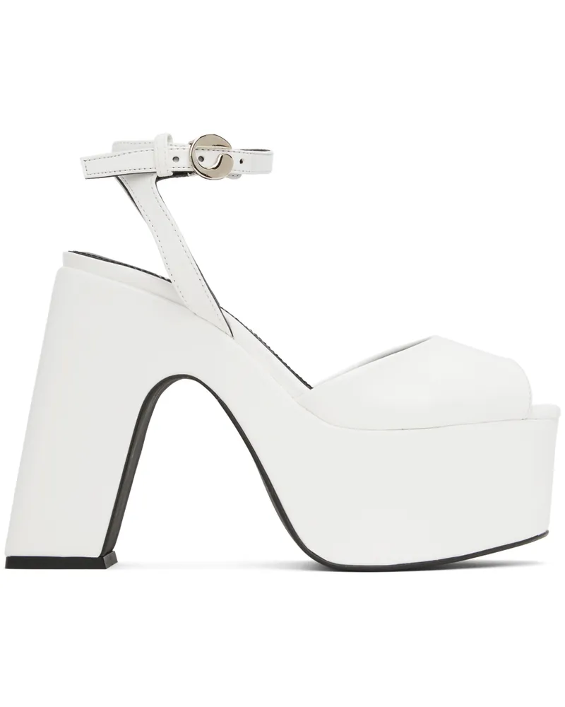 COPERNI White Bridge Platform Sandals White