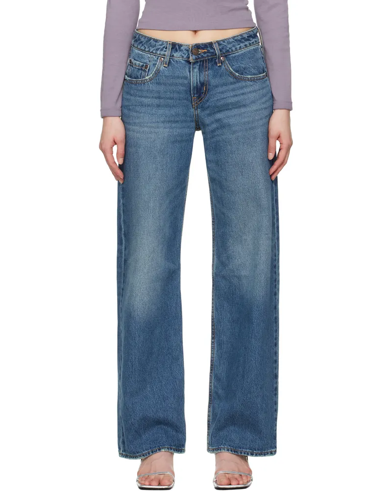 Levi's Blue Low Loose Jeans Living