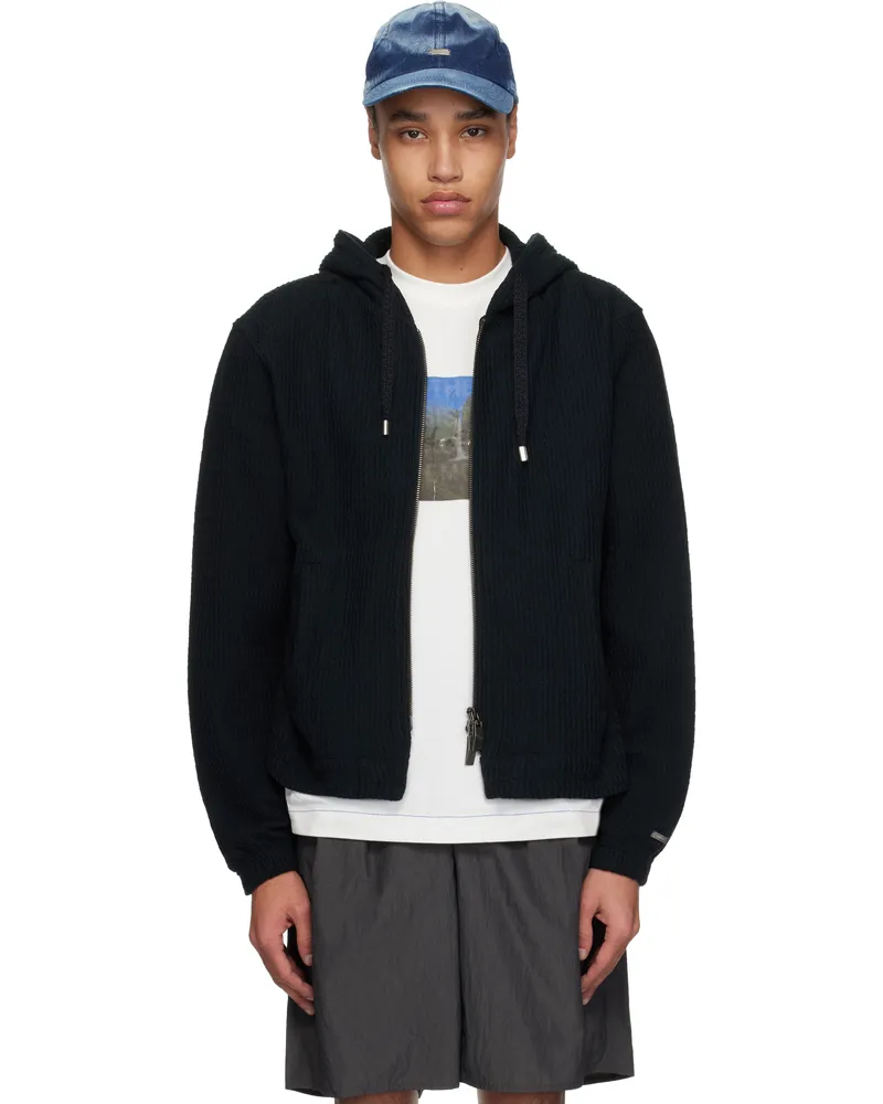 Adererror Black Lunel Zip-Up Product. 30 Hoodie Black