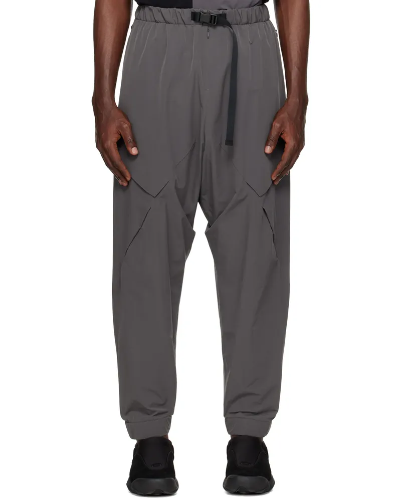 Fumito Ganryu Gray Easy Cargo Pants Charcoal