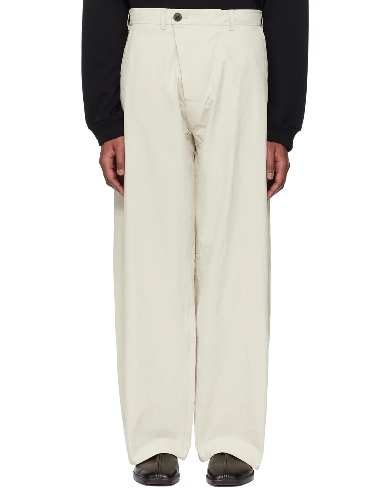Jan-Jan Van Essche Off-White #84 Trousers Chalk