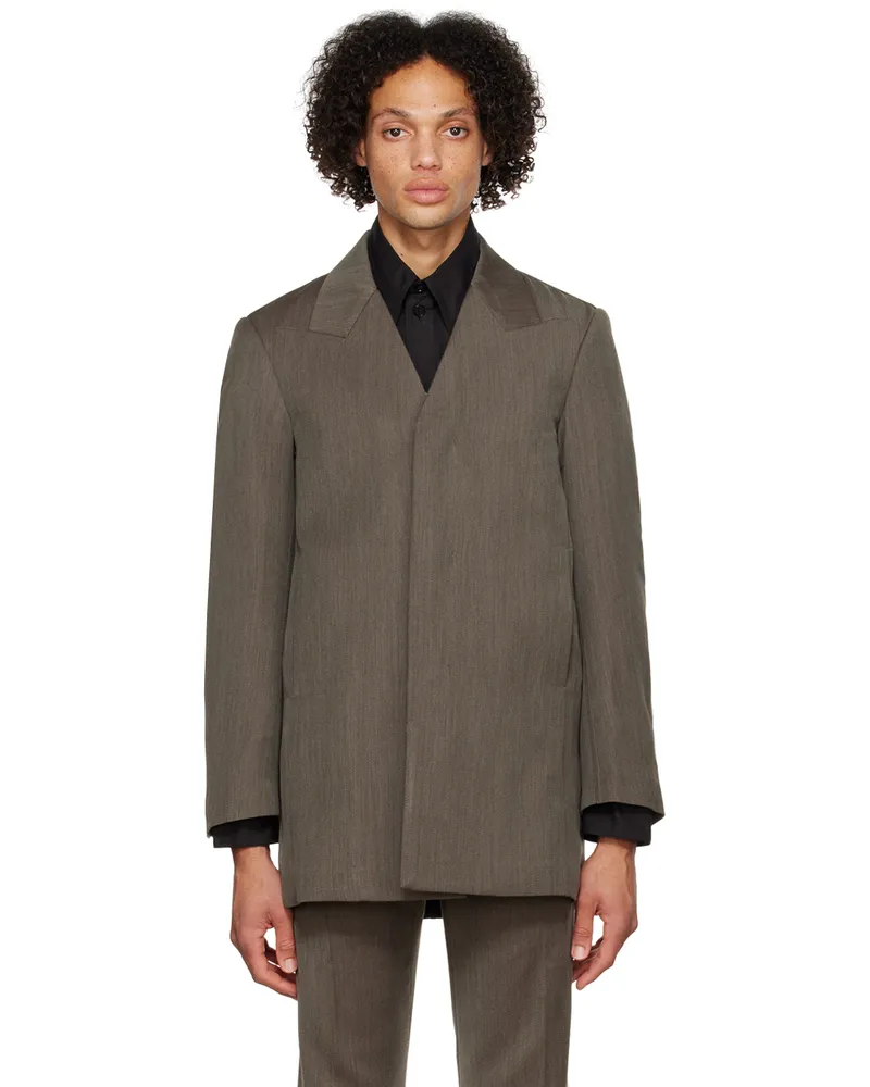 CORNERSTONE Khaki Concealed Blazer Black