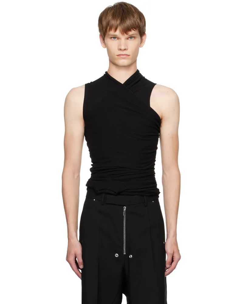 Rick Owens Black Concordians Hollywood Banana Tank Top 09
