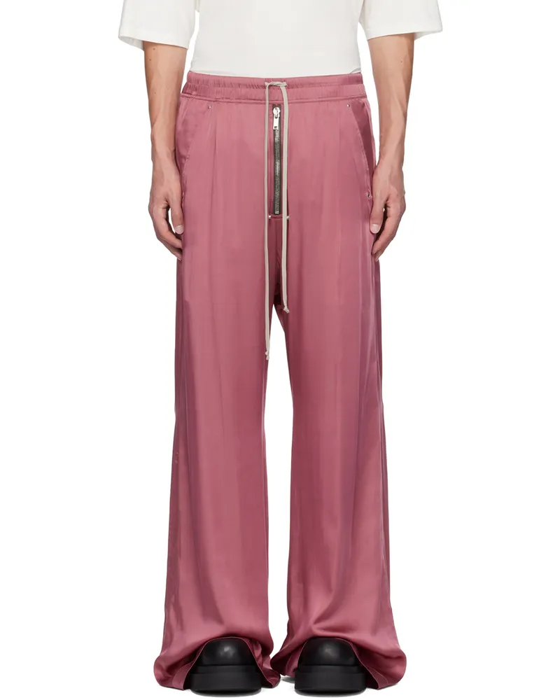 Rick Owens Pink Porterville Wide Bela Trousers 23