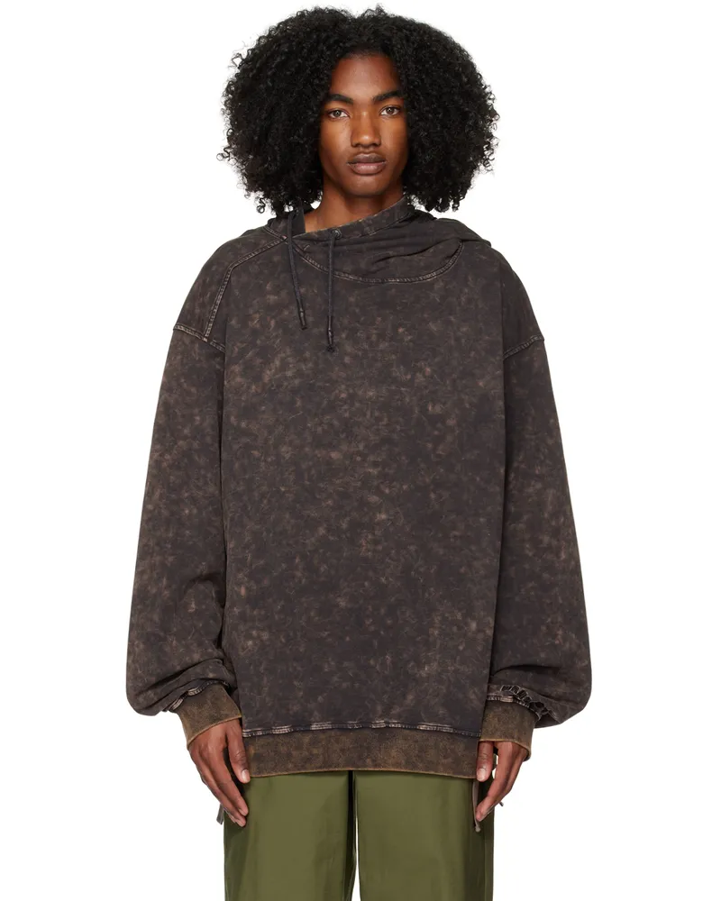 A. A. Spectrum Black Closed Circuit Hoodie Ridge