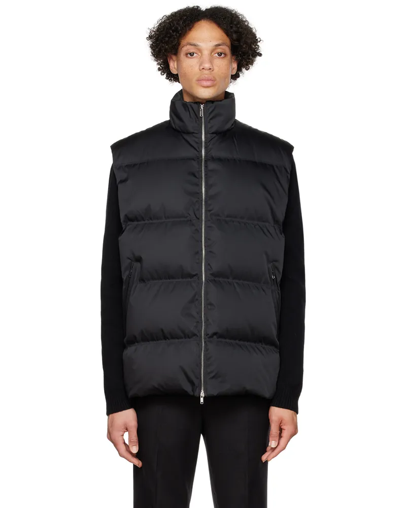 Filippa K Black Osaka Puffer Down Vest Black