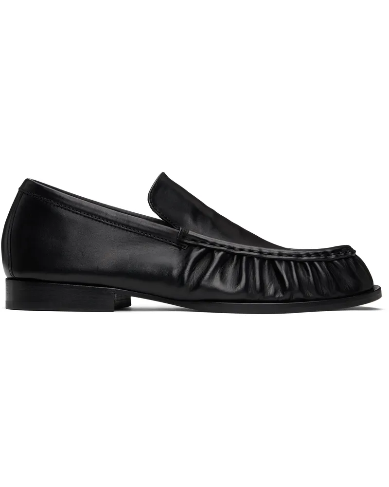 Dries van Noten Black Leather Loafers 900