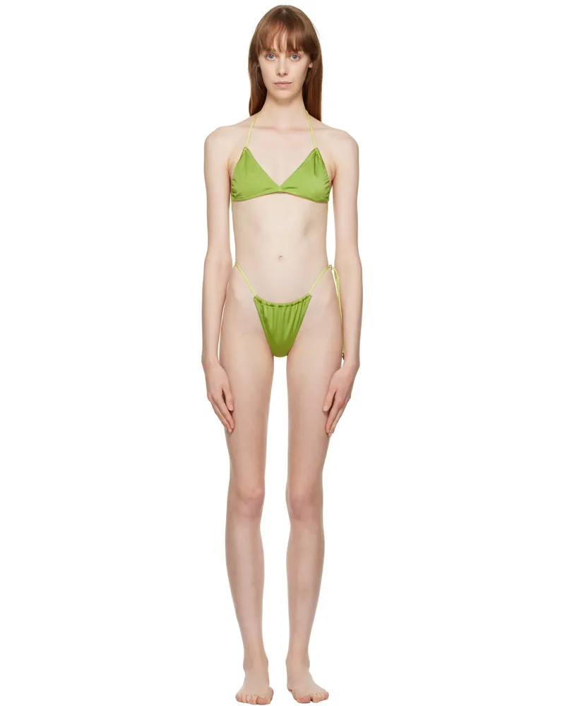 DOS SWIM SSENSE Exclusive Green Isa & Nova Bikini Kolibri