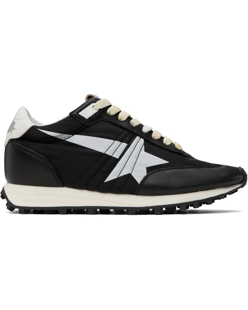 Golden Goose Black & White Marathon M77 Sneakers Black