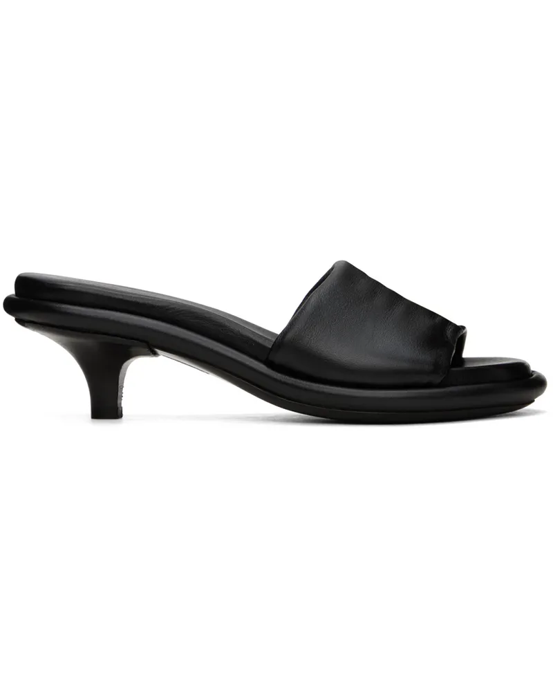 Marsèll Black Spilla Heeled Sandals 666