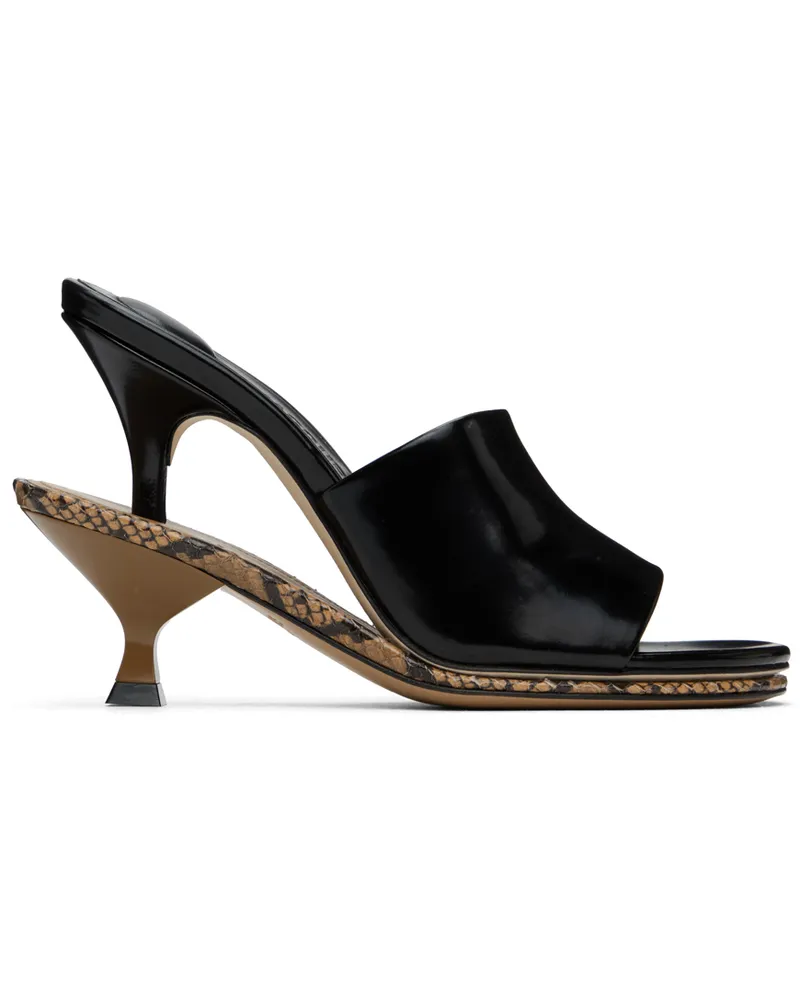 Jacquemus Black & Brown 'Les doubles mules' Mules 9bb