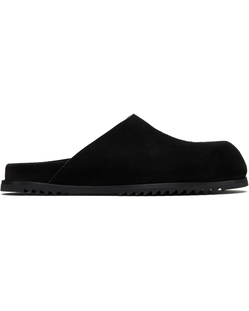 Rick Owens Black Concordians Granola Mule Loafers 09