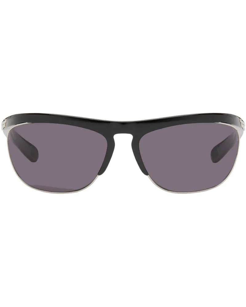 Bottega Veneta Black BV1348S Sunglasses Black-black-grey