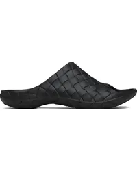 Bottega Veneta Black Intrecciato Sandals Black