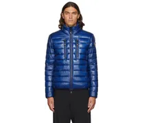 Blue Packable Down Quilted Jacket
