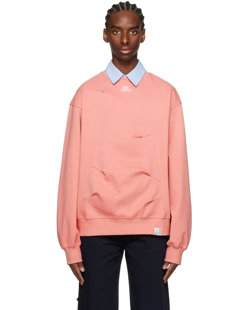 Adererror Pink Embroidered Sweatshirt Pink