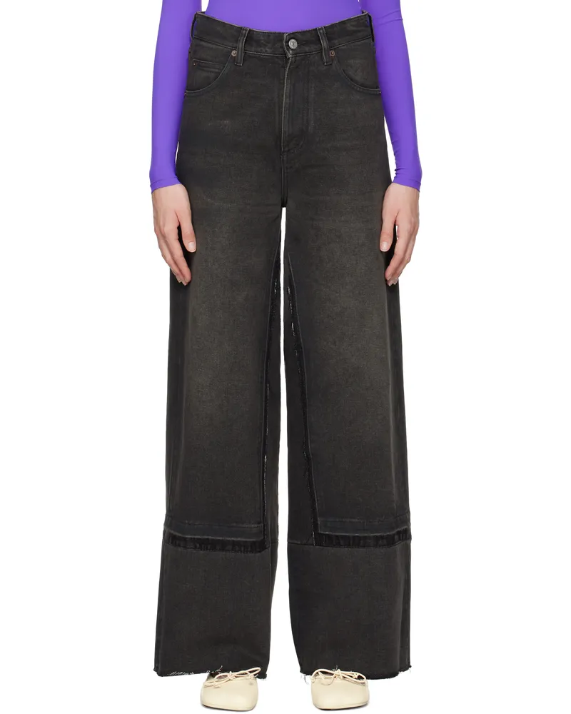 Maison Margiela Gray Raw Edge Jeans 962