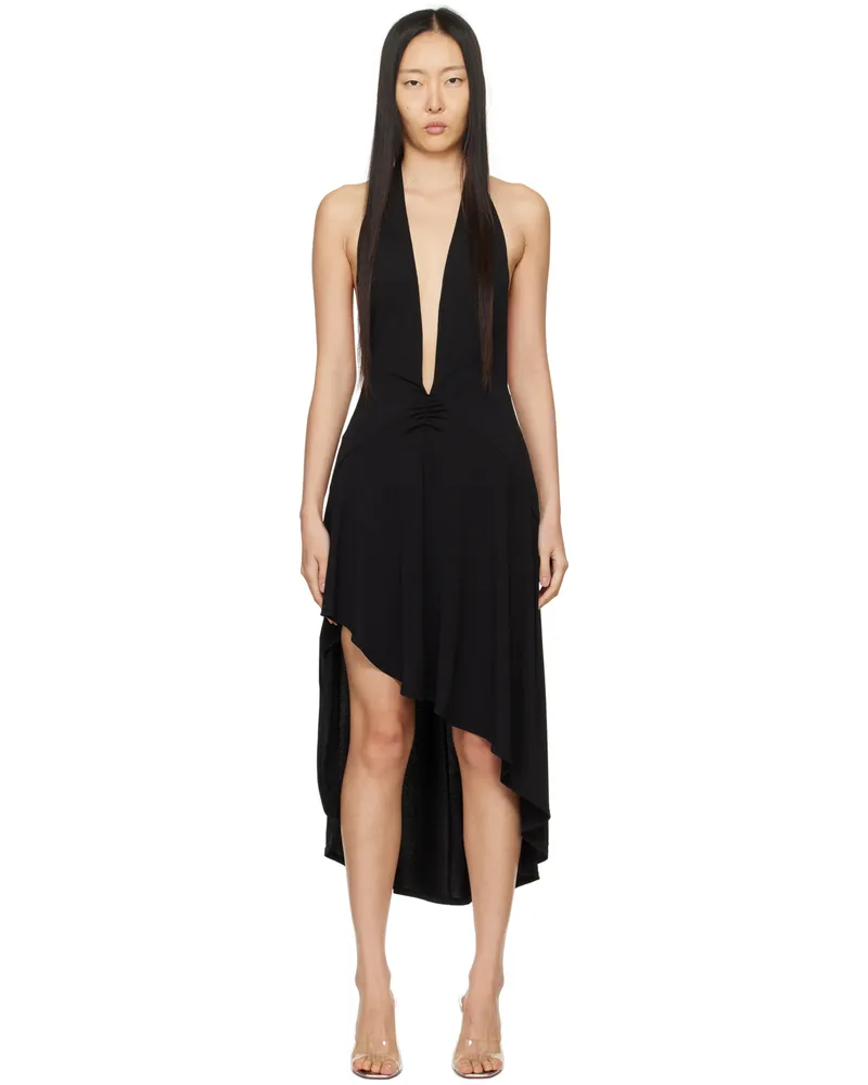 Miaou Black Elena Midi Dress Black