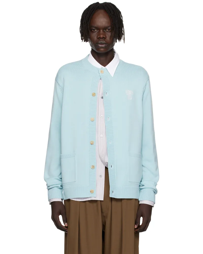 Acne Studios Blue Crewneck Cardigan Aqh