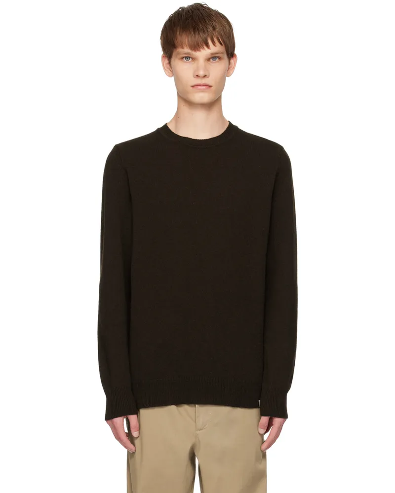 Norse Projects Brown Sigfred Sweater Truffle