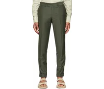 SSENSE Exclusive Green Wool Trousers