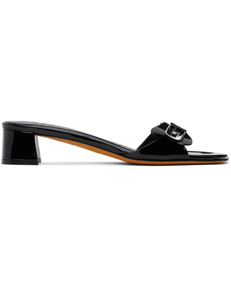 Maryam Nassir Zadeh Black Zeyna Slides Black