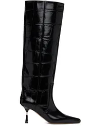 Paris Texas Black Bettina Tall Boots Black