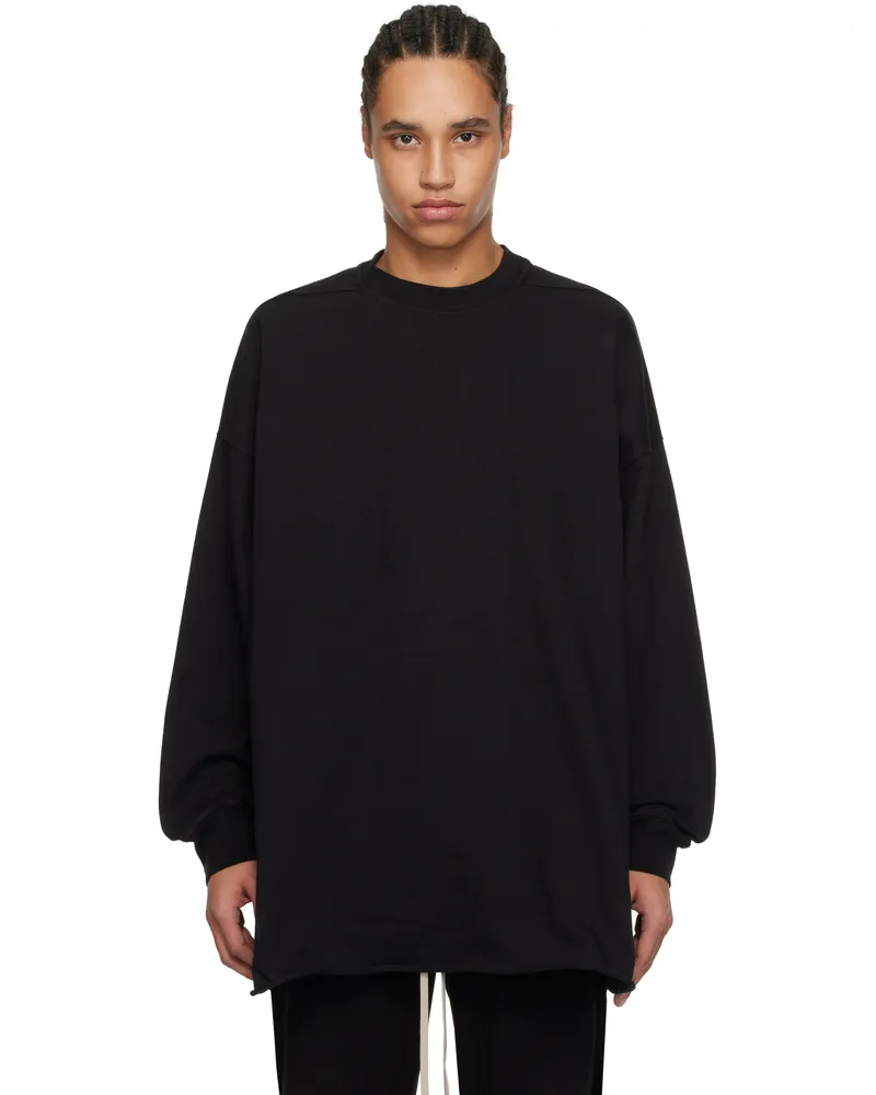 DRKSHDW by Rick Owens Black Hollywood Tommy LS Sweat T-shirt 09