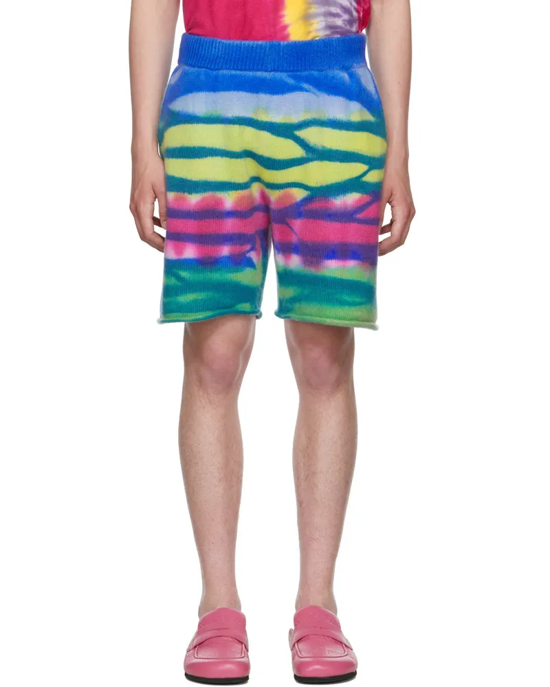 The Elder Statesman Multicolor Frank Shorts Civory