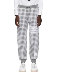 Thom Browne Gray Check Sweatpants Lt