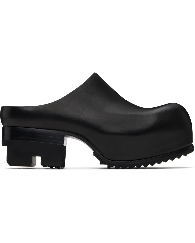 Rick Owens Black Hollywood Ballast Mules 09
