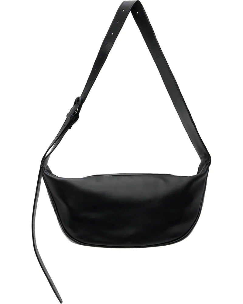 St. Agni Black Adjustable Crescent Bag Black