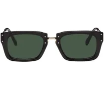 Black Le Raphia 'Les Lunettes Soli' Sunglasses
