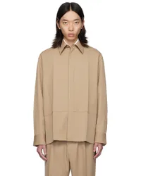 Jil Sander Beige Pocket Shirt Clay