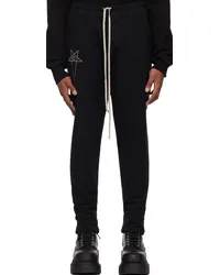 Rick Owens Black Champion Edition Sweatpants Black