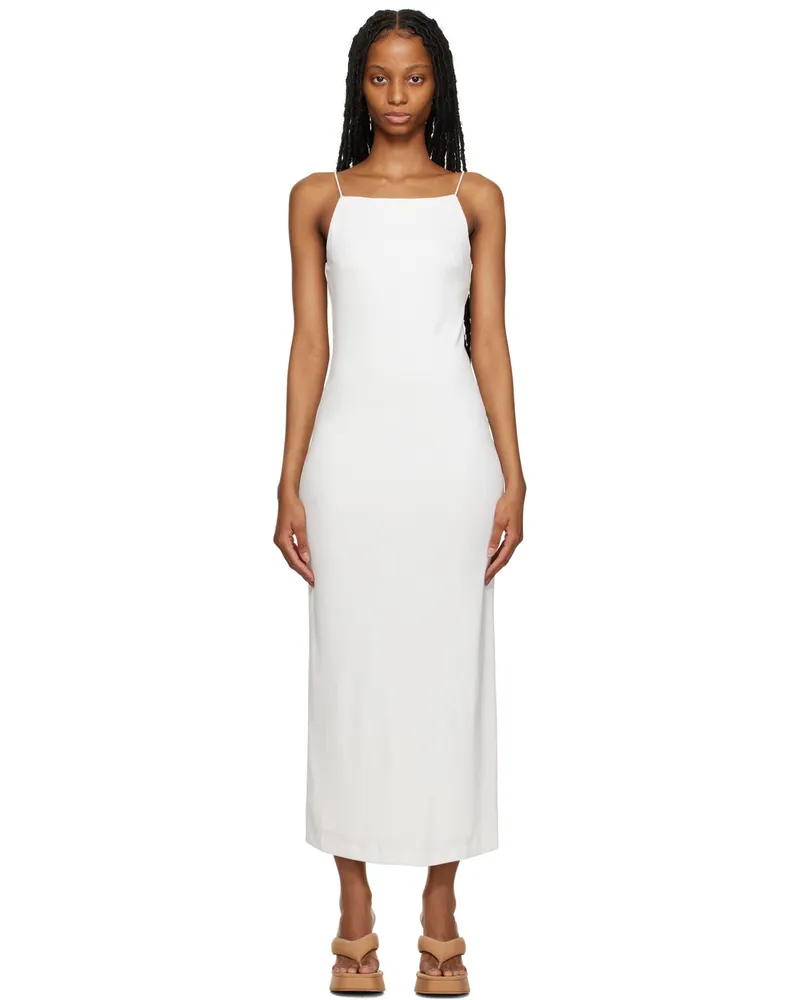 THIRD FORM White Mode Midi Dress Off